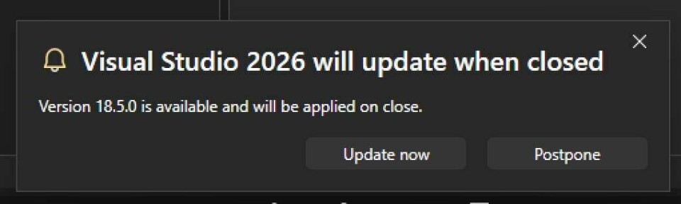 La mise à jour automatique dans Visual Studio est impopulaire auprès de certains, mais difficile à désactiver