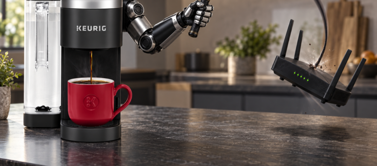 Sa machine à café obstruait le Wi-Fi de sa maison. 1 To de trafic en seulement 10 jours !